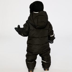 Baby Cloud One Piece Snowsuit Adapted For Car Seats Black - Image 4