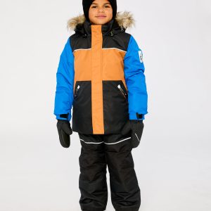 Alternative view of Two Piece Discover Snowsuit Black Brown And Blue