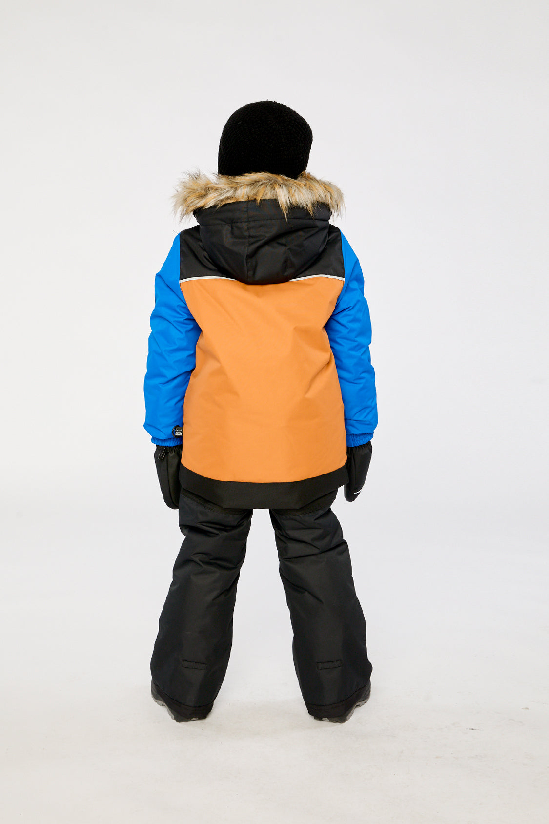 Two Piece Discover Snowsuit Black Brown And Blue - Image 4