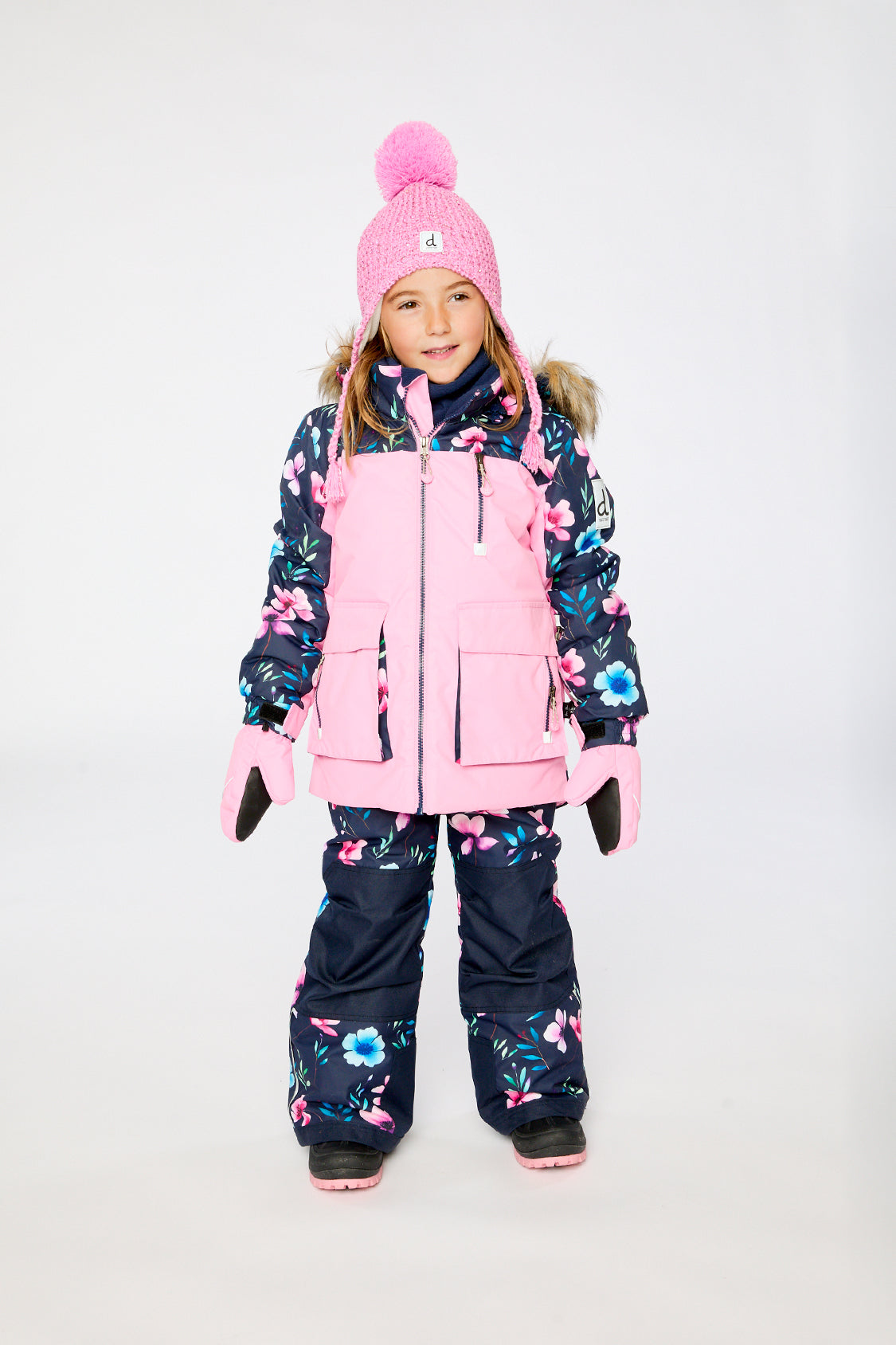 Two Piece Play Snowsuit Pink - Image 2