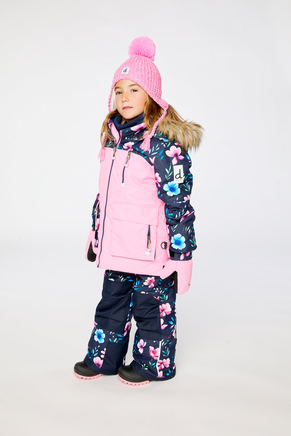 Two Piece Play Snowsuit Pink - Image 3