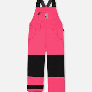 Play Overall Snow Bib Bright Pink