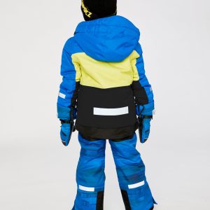 Two Piece Teknik Snowsuit Royal Blue And Yellow - Image 4