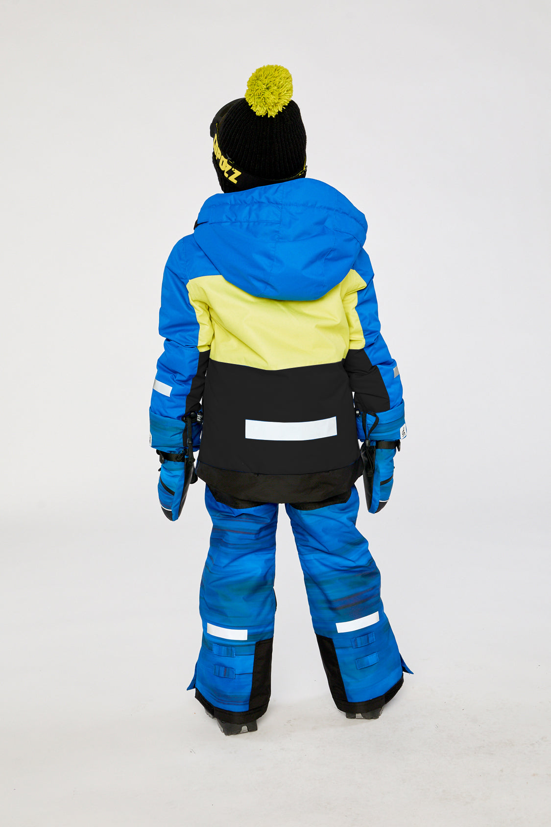 Two Piece Teknik Snowsuit Royal Blue And Yellow - Image 4