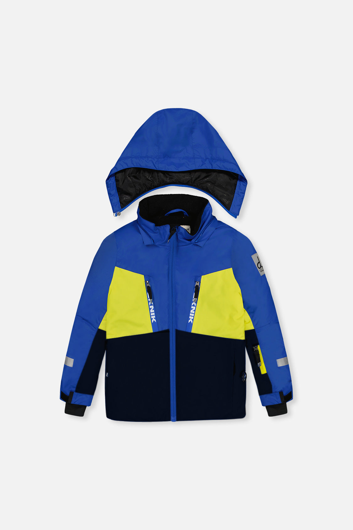 Two Piece Teknik Snowsuit Royal Blue And Yellow - Image 5