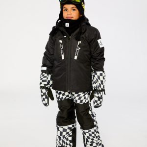 Alternative view of Two Piece Teknik Snowsuit Black And White
