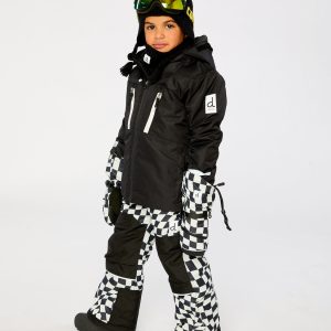 Two Piece Teknik Snowsuit Black And White - Image 3