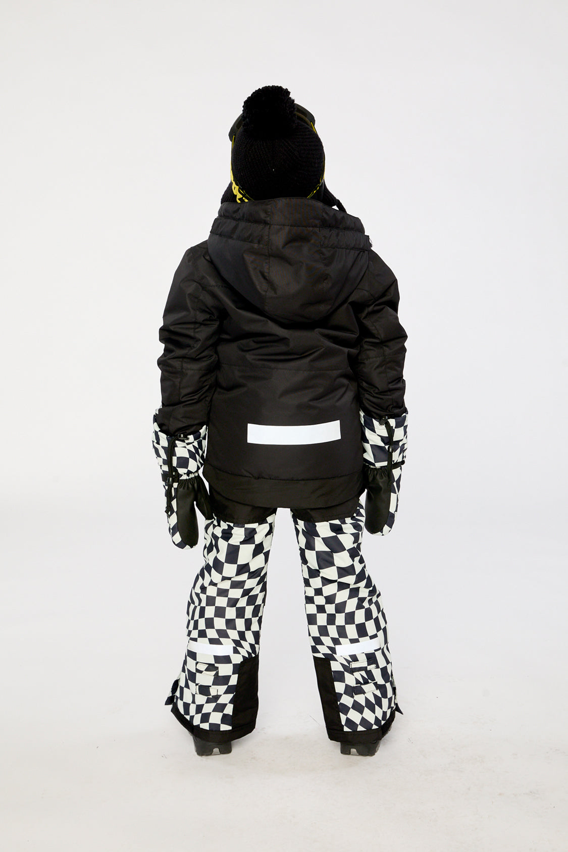 Two Piece Teknik Snowsuit Black And White - Image 4