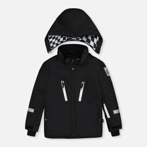 Two Piece Teknik Snowsuit Black And White - Image 5