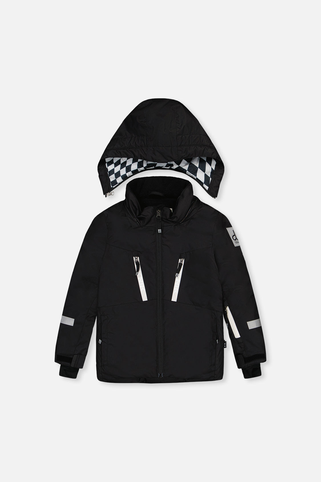 Two Piece Teknik Snowsuit Black And White - Image 5