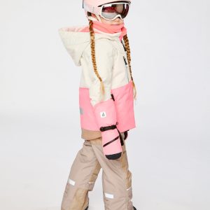 Two Piece Teknik Snowsuit Off-White And Pink - Image 3