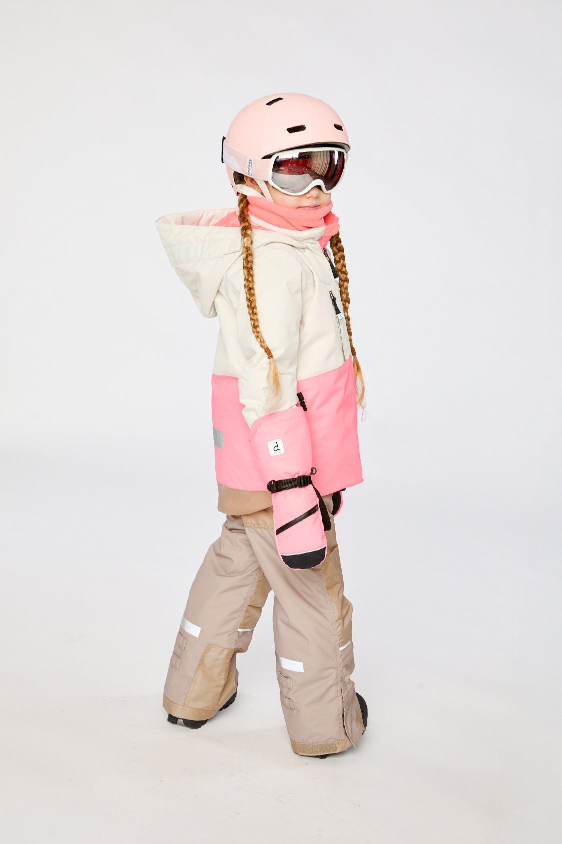 Two Piece Teknik Snowsuit Off-White And Pink - Image 3