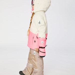 Two Piece Teknik Snowsuit Off-White And Pink - Image 4
