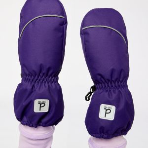 Alternative view of Play Winter Mittens Dark Purple