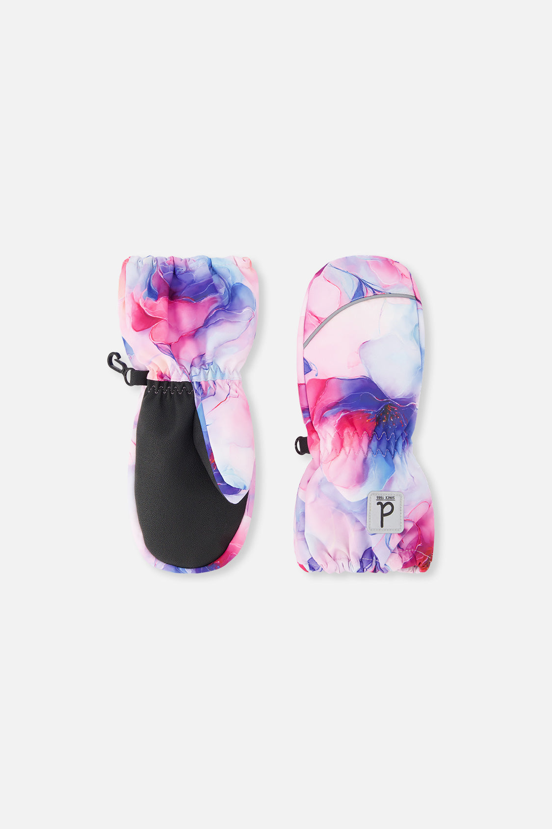 Play Winter Mittens Mauve Flower Print - Image 6