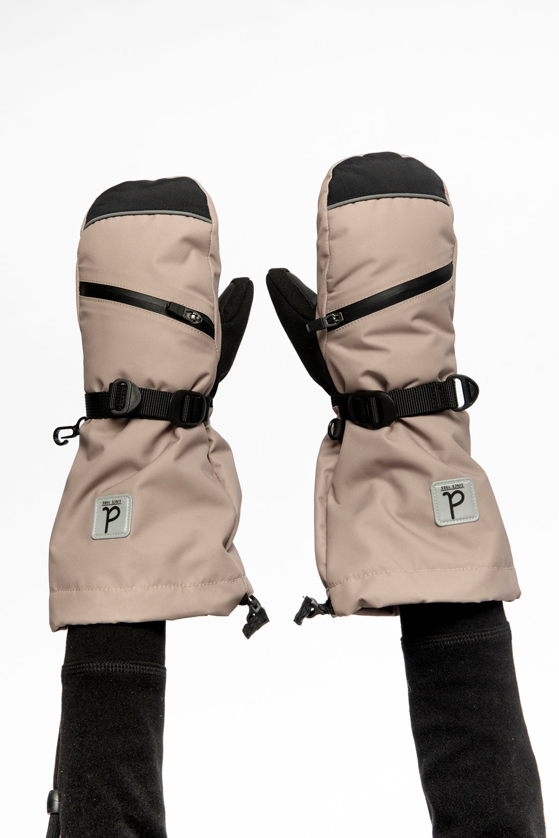 Teknik Winter Mittens Taupe - Image 2