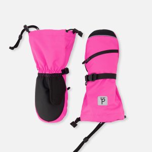 Teknik Winter Mittens Bright Pink