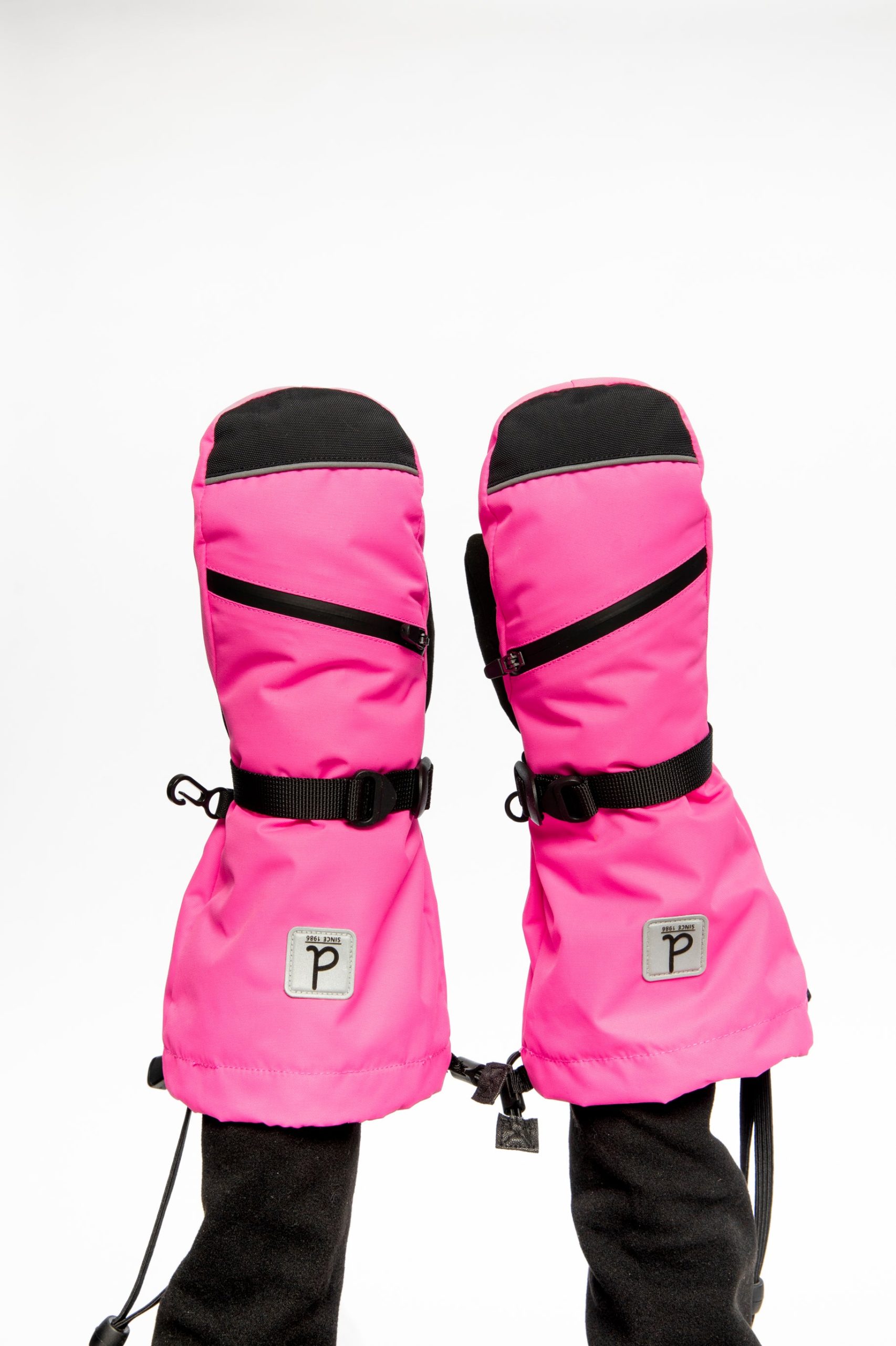 Teknik Winter Mittens Bright Pink - Image 2