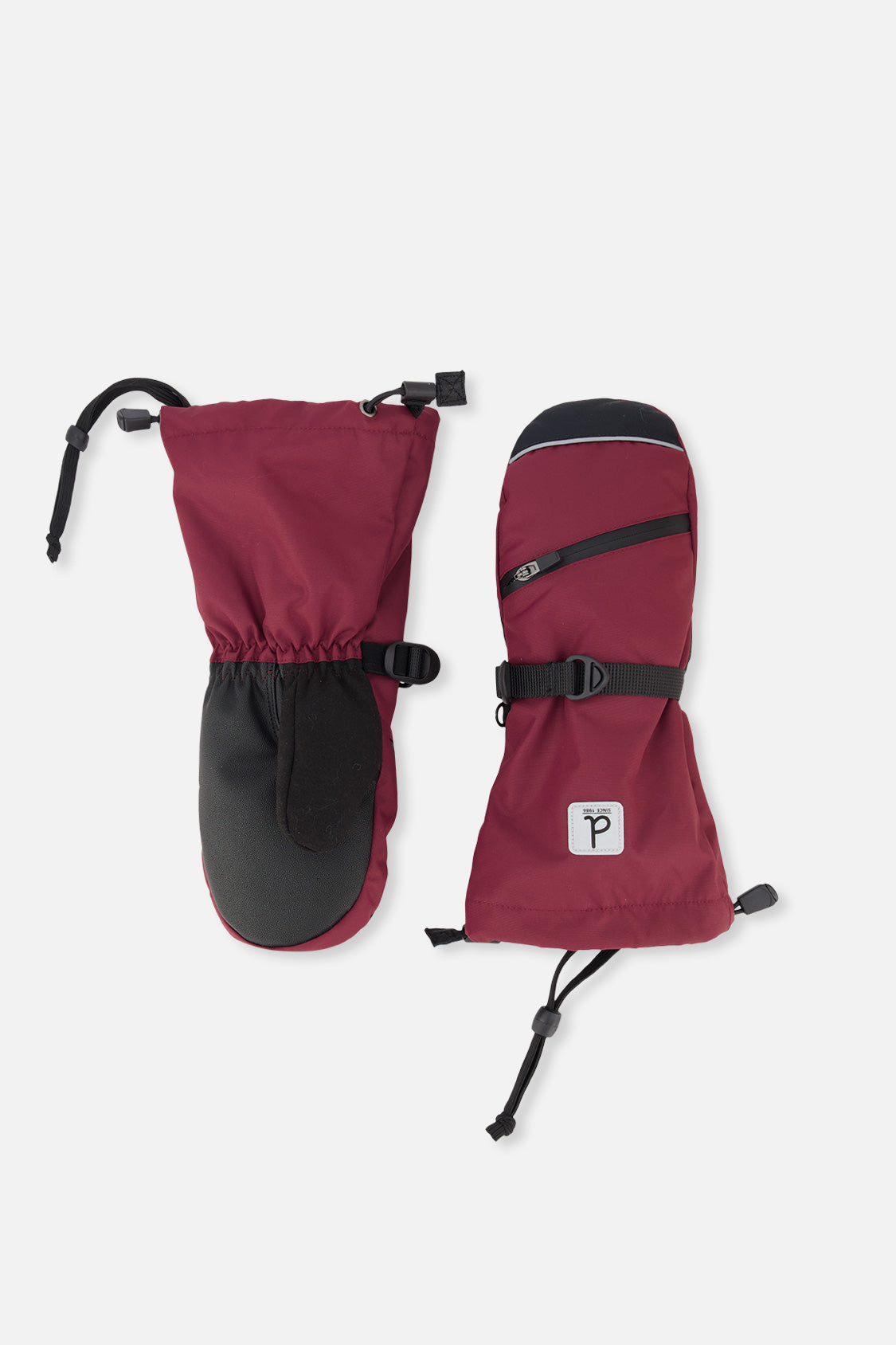 Teknik Winter Mittens Burgundy