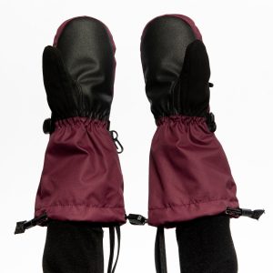 Teknik Winter Mittens Burgundy - Image 3