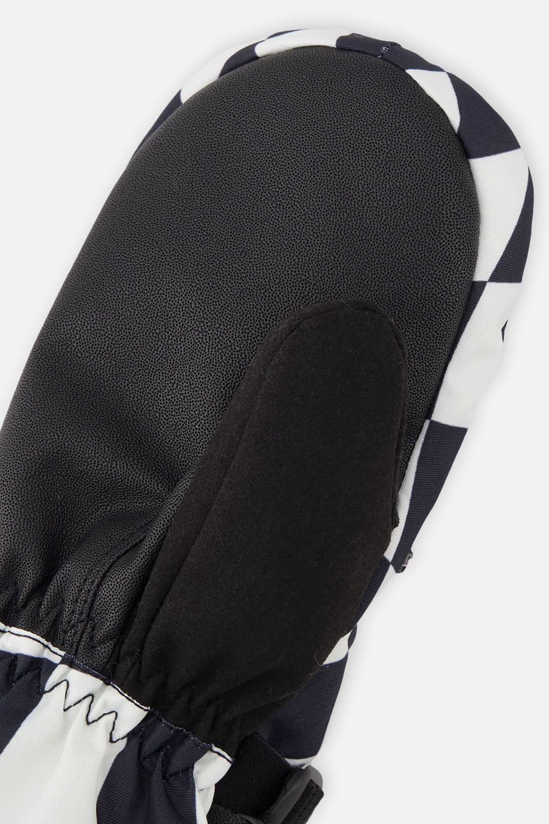 Teknik Winter Mittens White Checkered Print - Image 5