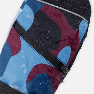 Teknik Winter Mittens Blue And Red Camouflage - Image 4