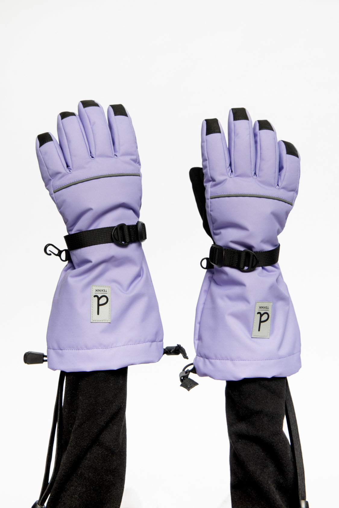 Teknik Winter Gloves Violet - Image 2