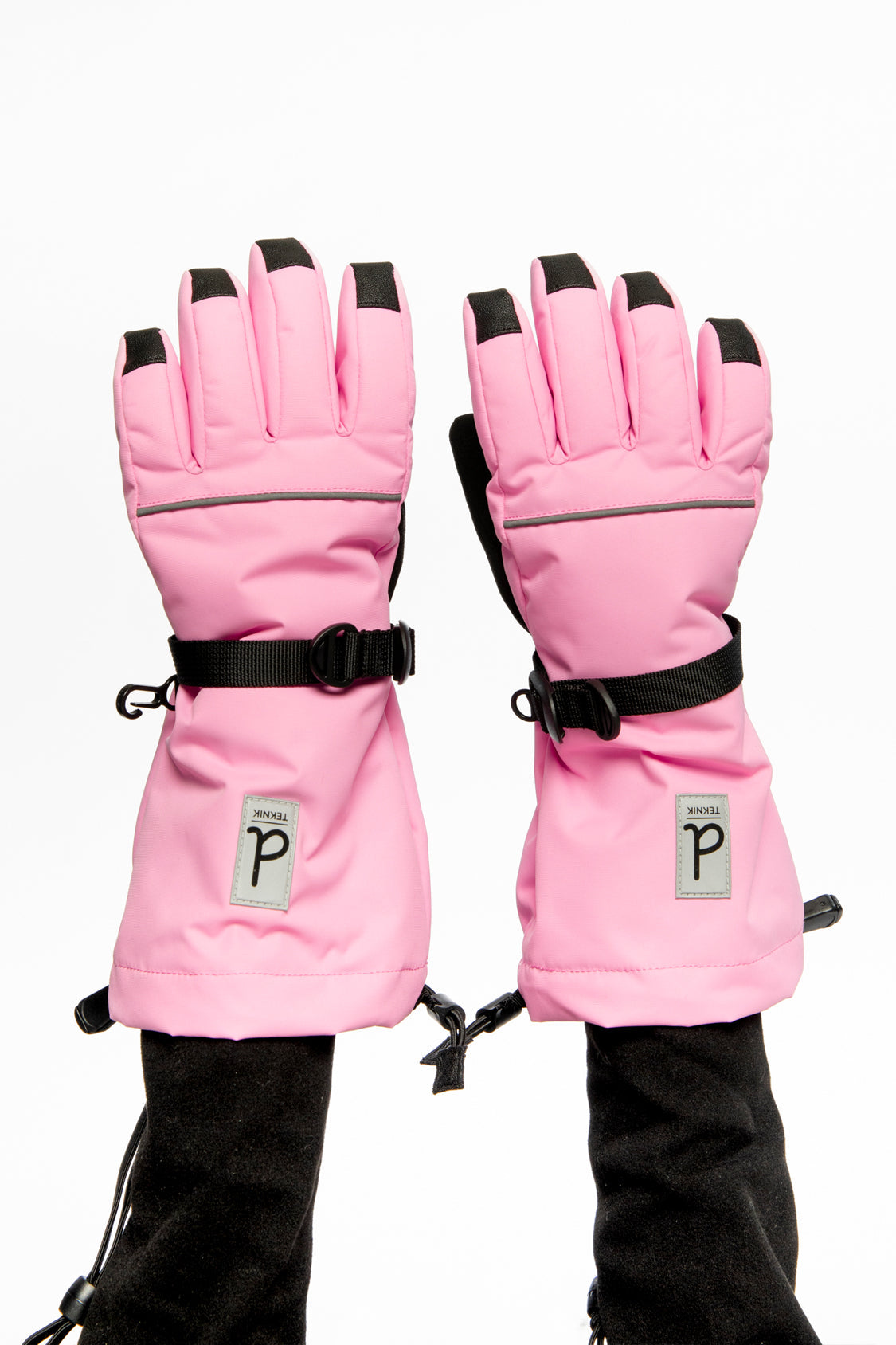 Teknik Winter Gloves Pink - Image 2