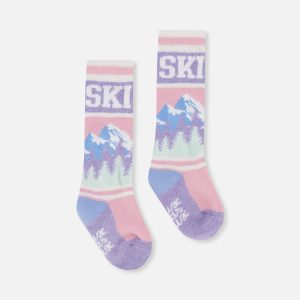 Alternative view of Ski Socks Light Pink