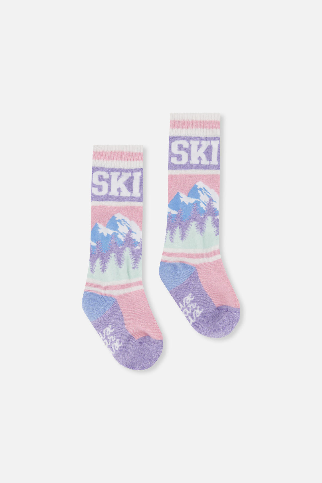 Ski Socks Light Pink - Image 2