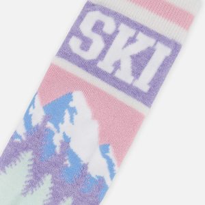 Ski Socks Light Pink - Image 3