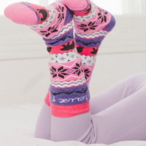 Alternative view of Ski Socks Pink