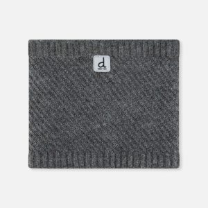 Winter Knit Neckwarmer Cool Dark Grey - Image 6