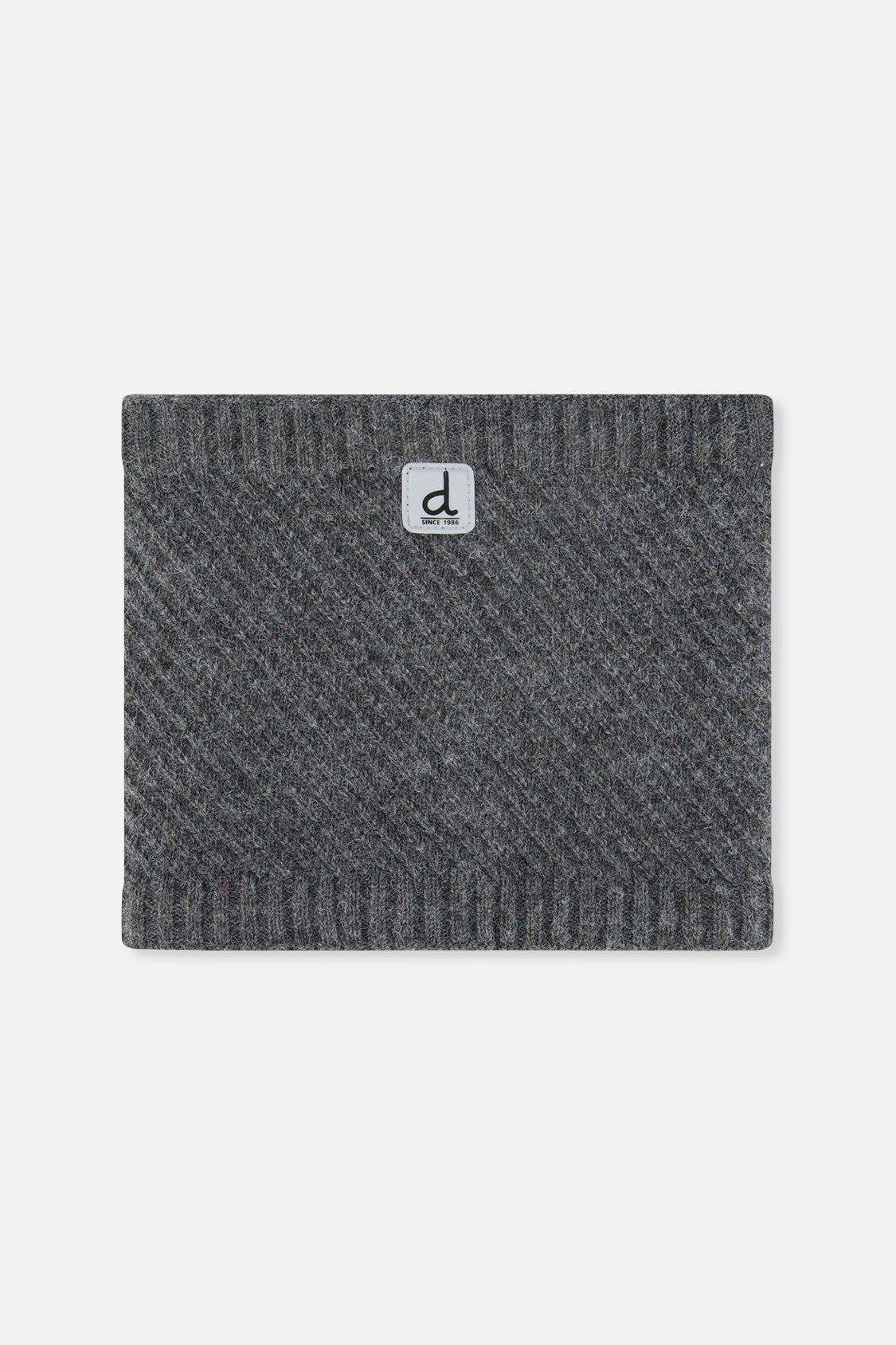Winter Knit Neckwarmer Cool Dark Grey - Image 6
