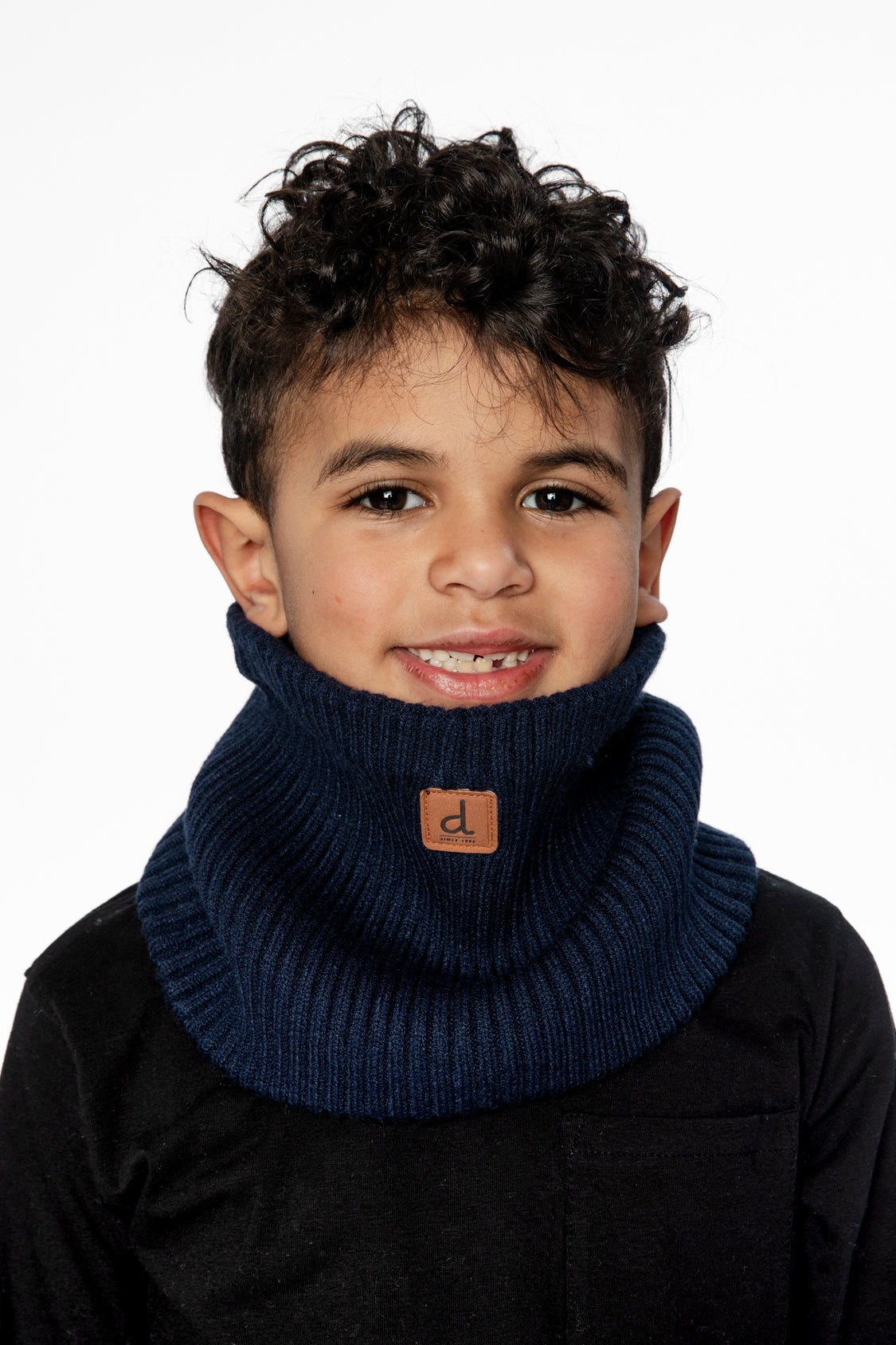 Winter Knit Neckwarmer Cool Dark Grey - Image 2