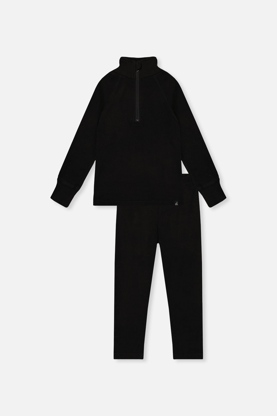Two Piece Thermal Underwear Black - Image 13