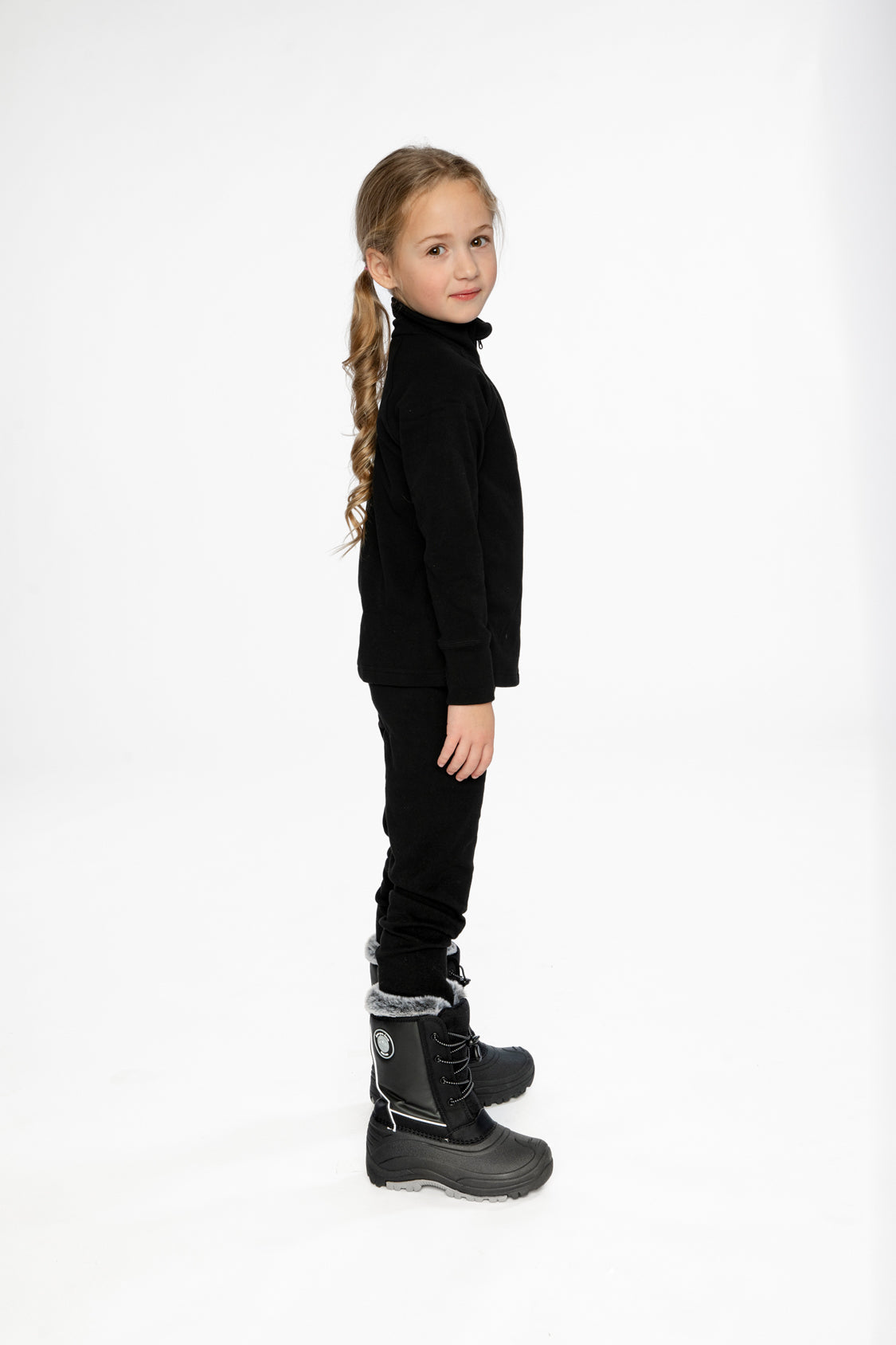 Two Piece Thermal Underwear Black - Image 3