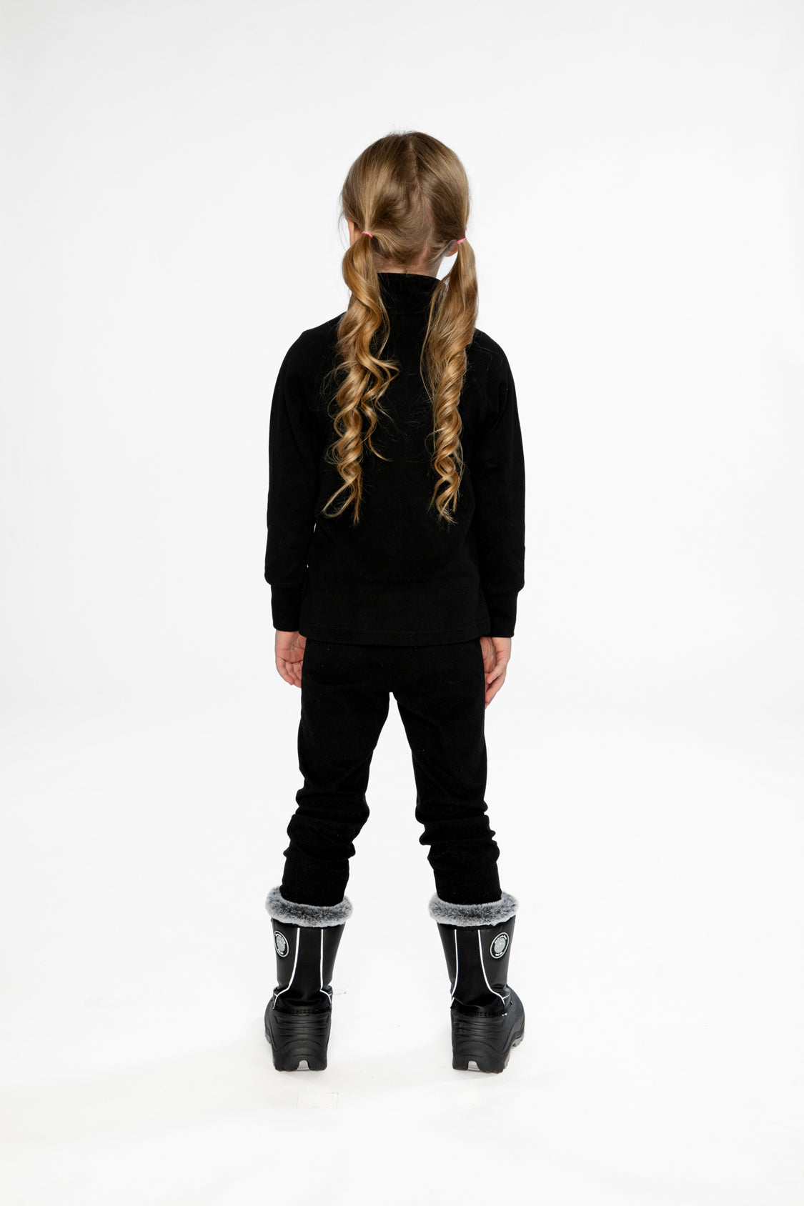 Two Piece Thermal Underwear Black - Image 4
