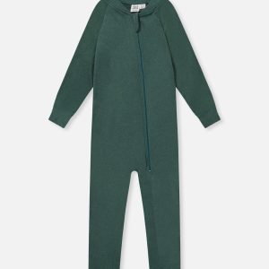 Baby One Piece Thermal Underwear Sage Green - Image 5