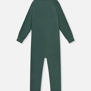 Baby One Piece Thermal Underwear Sage Green - Image 2