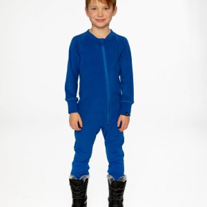 Alternative view of One Piece Thermal Underwear Royal Blue