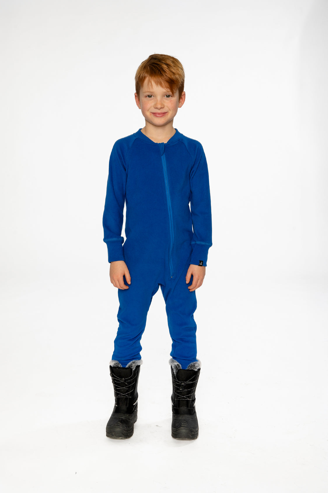 One Piece Thermal Underwear Royal Blue - Image 2