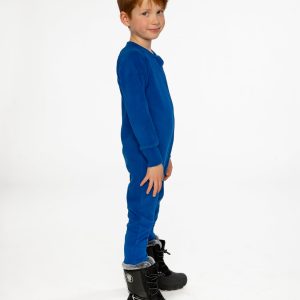 One Piece Thermal Underwear Royal Blue - Image 3