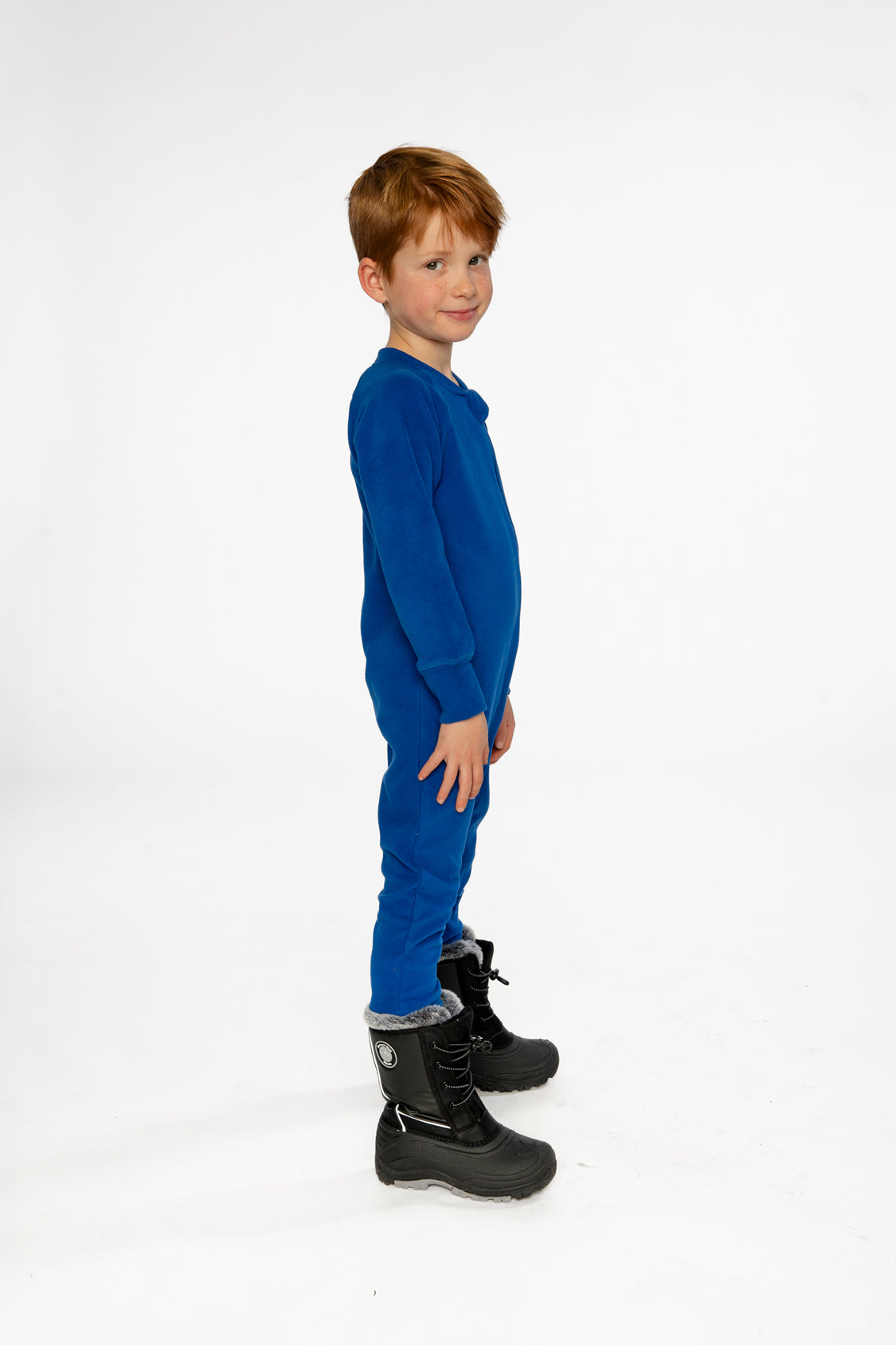 One Piece Thermal Underwear Royal Blue - Image 3