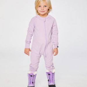 Alternative view of One Piece Thermal Underwear Lavender
