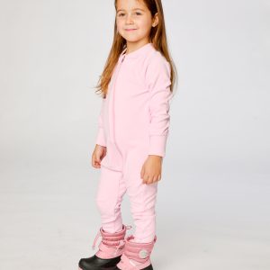 One Piece Thermal Underwear Pale Pink - Image 3