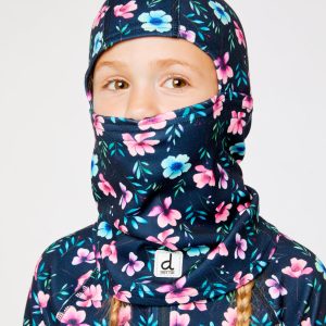 Alternative view of Brushed Jersey Balaclava Blue Floral Print