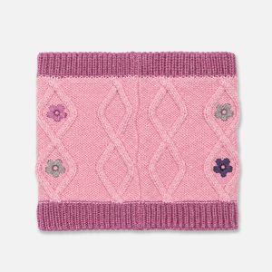 Alternative view of Winter Knit Neckwarmer Pink And Mauve