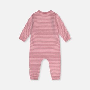Knitted Romper Dusty Pink - Image 3