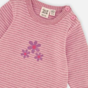 Knitted Romper Dusty Pink - Image 4